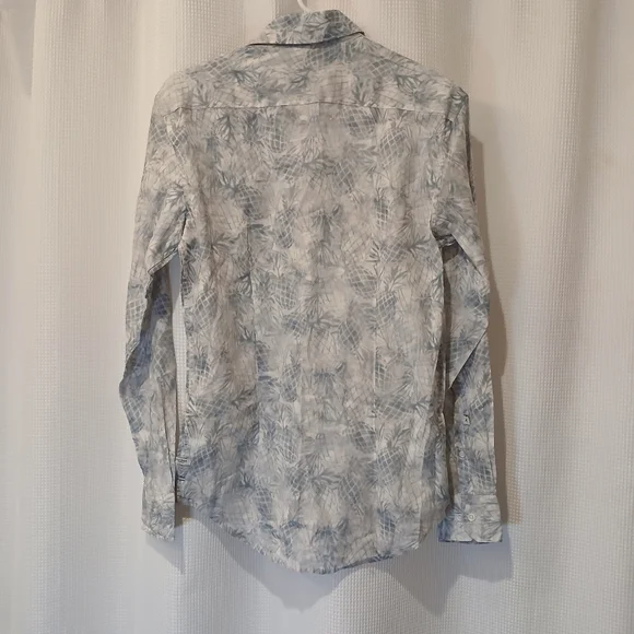 NWT Sacoor Brothers Blue Slim Fit Shirt - Picture 2 of 8